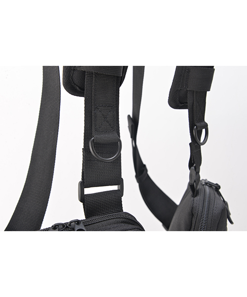 DEVICE（デバイス）の「Rename コーデュラナイロン ベスト型ボディショルダーバッグ（ボディバッグ/ウエストポーチ・メンズ・ブラック/ネイビー・FREE）」の10枚目の写真
