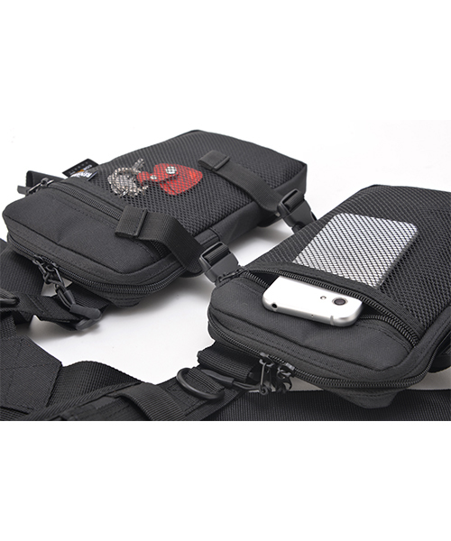 DEVICE（デバイス）の「Rename コーデュラナイロン ベスト型ボディショルダーバッグ（ボディバッグ/ウエストポーチ・メンズ・ブラック/ネイビー・FREE）」の15枚目の写真