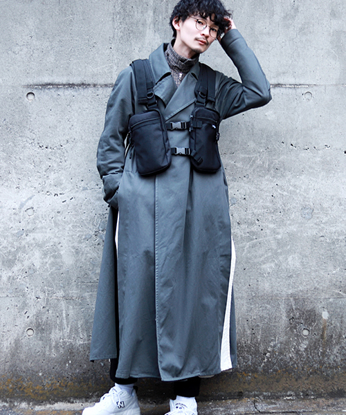 DEVICE（デバイス）の「Rename コーデュラナイロン ベスト型ボディショルダーバッグ（ボディバッグ/ウエストポーチ・メンズ・ブラック/ネイビー・FREE）」の20枚目の写真