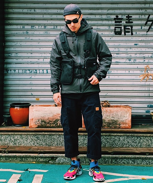 DEVICE（デバイス）の「Rename コーデュラナイロン ベスト型ボディショルダーバッグ（ボディバッグ/ウエストポーチ・メンズ・ブラック/ネイビー・FREE）」の21枚目の写真