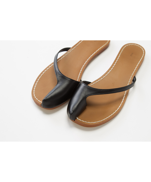 SEA（シー）の「フラットサンダル（サンダル・レディース・アイボリー/ブラック・0/1/2）」の5枚目の写真