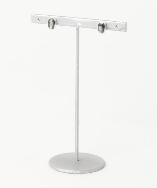 TONE SELECT GOODS(トーンセレクトグッズ)の「【925 SILVER ACC】オーバルストーンピアス6×8 SV925(OG)(ピアス(両耳用)・レディース・ホワイト/ブラック/ターコイズブルー/ブルー/レッド/グリーン/A・FREE)」の10枚目の写真