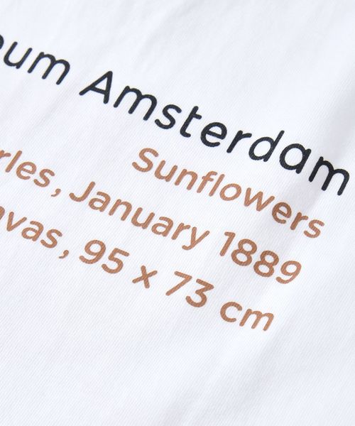 SHIPS（シップス）の「VAN GOGH MUSEUM: エクスクルーシブ Tシャツ（Tシャツ/カットソー・メンズ・ホワイト/ライトホワイト/ブラック/ダークグレー・S/M/L/XL）」の12枚目の写真