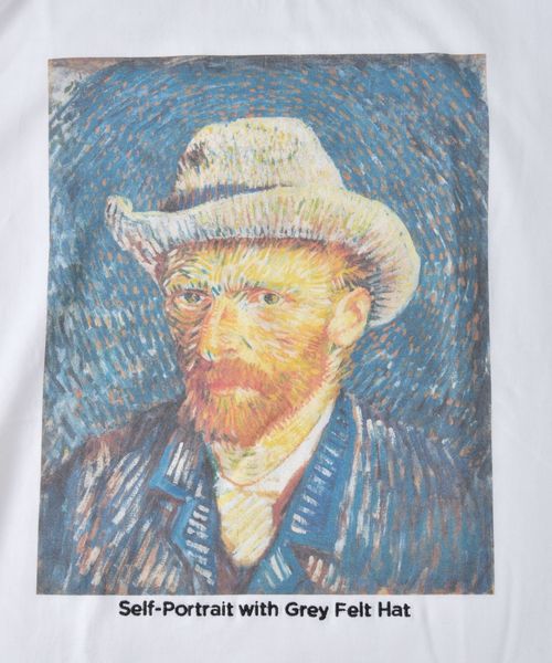 SHIPS（シップス）の「VAN GOGH MUSEUM: エクスクルーシブ Tシャツ（Tシャツ/カットソー・メンズ・ホワイト/ライトホワイト/ブラック/ダークグレー・S/M/L/XL）」の19枚目の写真