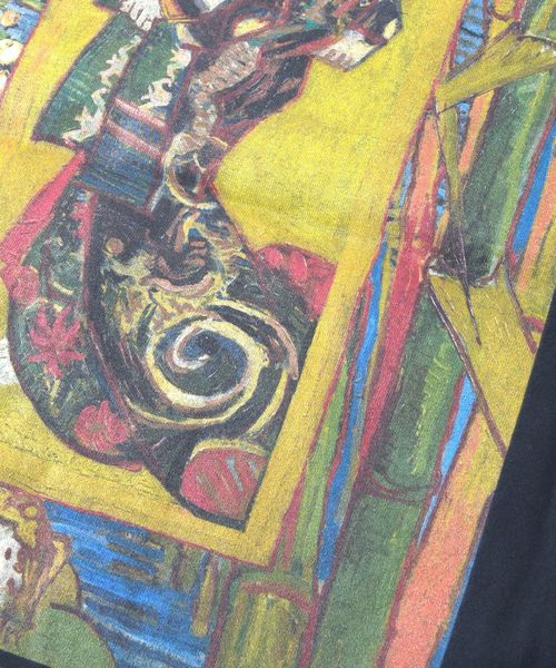 SHIPS（シップス）の「VAN GOGH MUSEUM: エクスクルーシブ Tシャツ（Tシャツ/カットソー・メンズ・ホワイト/ライトホワイト/ブラック/ダークグレー・S/M/L/XL）」の7枚目の写真