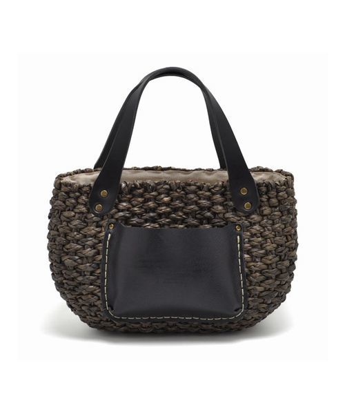 ★新品タグ付き★ CLEDRAN ワンポケットバスケット 黒 CLEDRAN（クレドラン）の「CL2839 ONE POCKET BASKET カゴバッグ（かご