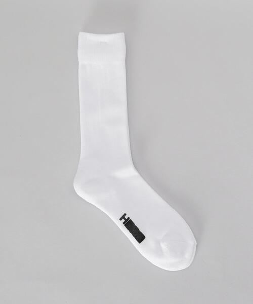 H BEAUTY&YOUTH UNITED ARROWS(エイチビューティーアンドユースユナイテッドアローズ)の「<H>PLANE PILE SOCKS 2/ソックス(ソックス/靴下・メンズ・オレンジ/ブラック/ホワイト・FREE)」の2枚目の写真