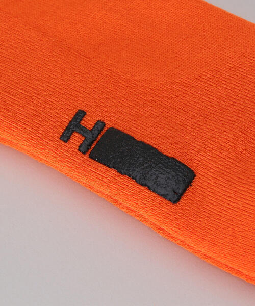 H BEAUTY&YOUTH UNITED ARROWS(エイチビューティーアンドユースユナイテッドアローズ)の「<H>PLANE PILE SOCKS 2/ソックス(ソックス/靴下・メンズ・オレンジ/ブラック/ホワイト・FREE)」の6枚目の写真