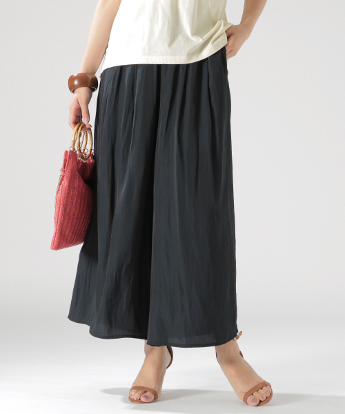 BAYFLOW（ベイフロー）の「サテンガウチョパンツ（その他パンツ）」 - WEAR