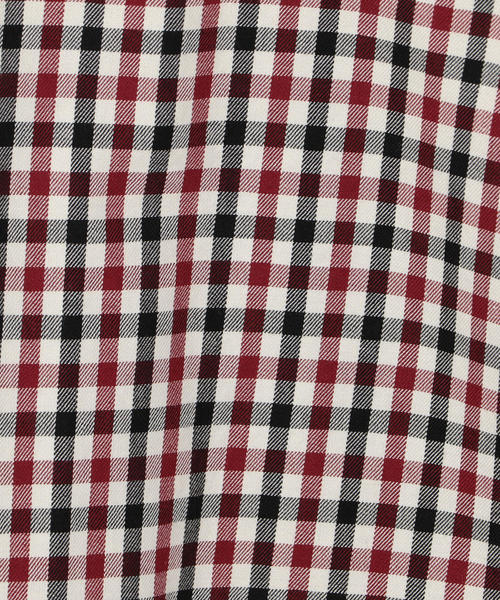 coen（コーエン）の「シェパードチェックレギュラーカラーシャツ（シャツ/ブラウス・メンズ・ブラウン/ワインレッド/ダークグリーン・LARGE/MEDIUM/X-LARGE/SMALL）」の10枚目の写真