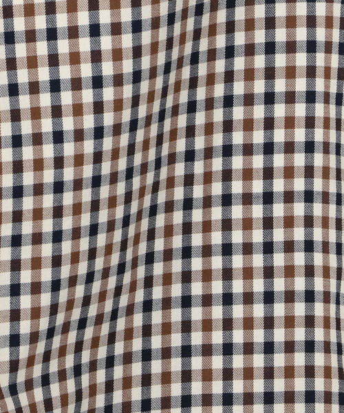 coen（コーエン）の「シェパードチェックレギュラーカラーシャツ（シャツ/ブラウス・メンズ・ブラウン/ワインレッド/ダークグリーン・LARGE/MEDIUM/X-LARGE/SMALL）」の11枚目の写真
