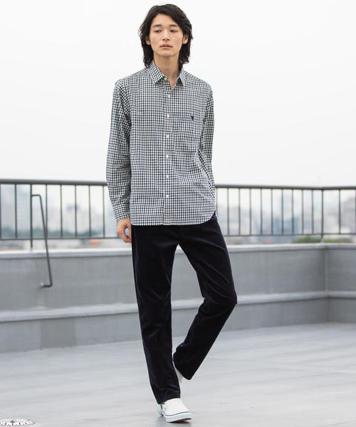 coen（コーエン）の「シェパードチェックレギュラーカラーシャツ（シャツ/ブラウス・メンズ・ブラウン/ワインレッド/ダークグリーン・LARGE/MEDIUM/X-LARGE/SMALL）」の14枚目の写真