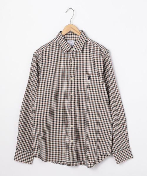 coen（コーエン）の「シェパードチェックレギュラーカラーシャツ（シャツ/ブラウス・メンズ・ブラウン/ワインレッド/ダークグリーン・LARGE/MEDIUM/X-LARGE/SMALL）」の19枚目の写真