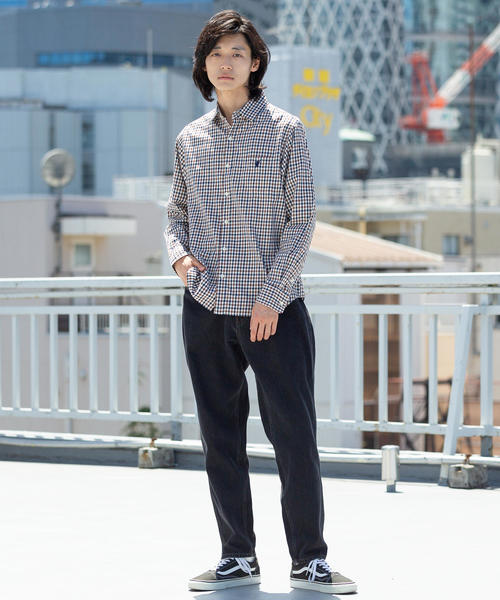 coen（コーエン）の「シェパードチェックレギュラーカラーシャツ（シャツ/ブラウス・メンズ・ブラウン/ワインレッド/ダークグリーン・LARGE/MEDIUM/X-LARGE/SMALL）」の17枚目の写真