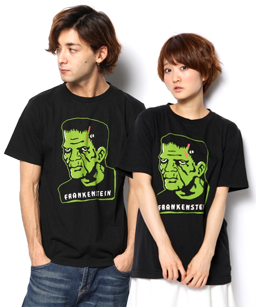 WEGO（ウィゴー）の「WEGO/モンスターTシャツ（Tシャツ/カットソー・メンズ・ホワイト/ブラック・LARGE/MEDIUM）」の2枚目の写真