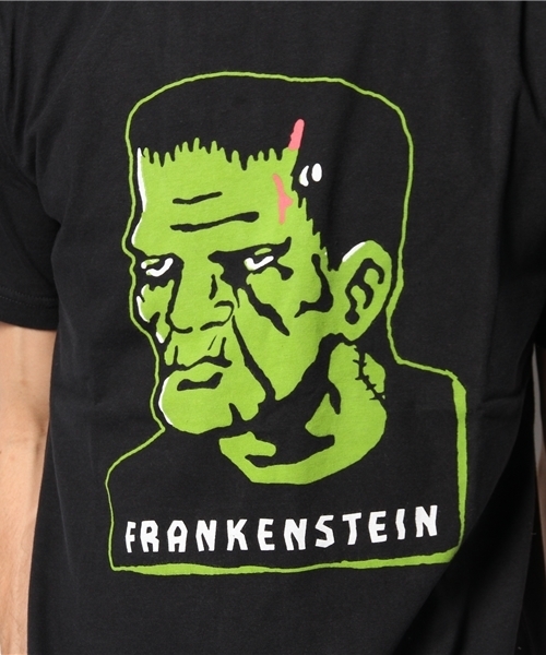 WEGO（ウィゴー）の「WEGO/モンスターTシャツ（Tシャツ/カットソー・メンズ・ホワイト/ブラック・LARGE/MEDIUM）」の8枚目の写真