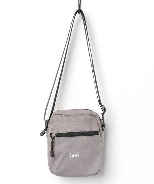 Lee（リー）の「【LEE/リー】キャンバスミニショルダー　ブランドロゴ　刺繍（ショルダーバッグ・レディース・ブラック/ワイン/ベージュ/オフホワイト/グレー/ピンク/ネイビー・FREE）」の4枚目の写真