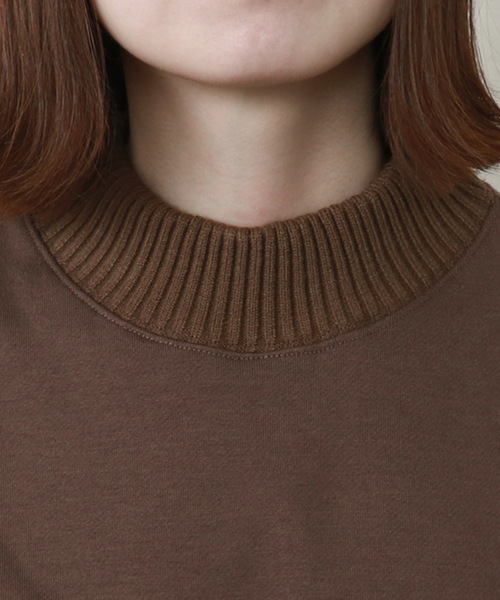 PairPair(ペアペア)の「リブ付きハイネックプルオーバー(スウェット・レディース・ブラック/ベージュ/アイボリー/モカ/ブラウン系その他/ライトグリーン/スモークピンク・FREE)」の13枚目の写真