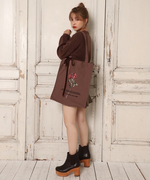 one after another NICE CLAUP（ワンアフターアナザーナイスクラップ）の「アソートキャンバストート（トートバッグ・レディース・アイボリー/ブラック系その他/ブラウン/ベージュ系その他・FREE）」の21枚目の写真