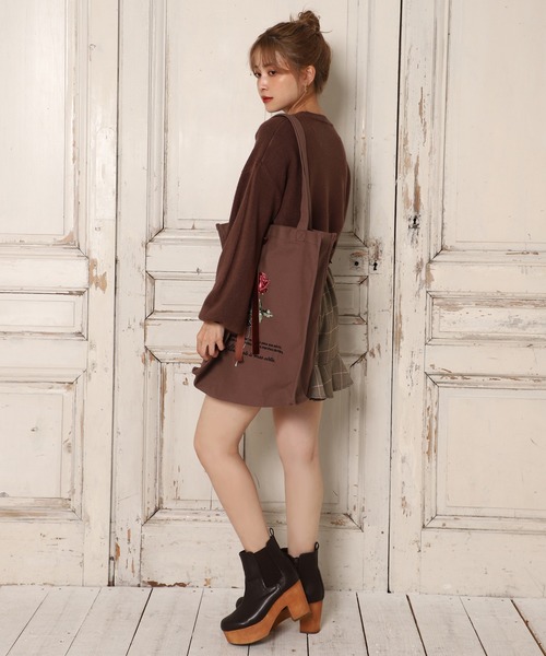 one after another NICE CLAUP（ワンアフターアナザーナイスクラップ）の「アソートキャンバストート（トートバッグ・レディース・アイボリー/ブラック系その他/ブラウン/ベージュ系その他・FREE）」の22枚目の写真