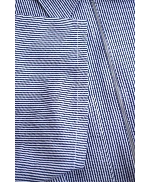 ブランド古着】ヒッコリーストライプハーフジップシャツ（シャツ