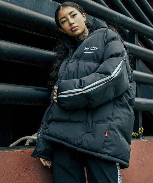 Ressaca（レサーカ）の「ハイボリューム ラインダウンジャケット（ダウンジャケット/コート・メンズ・ブラック/オレンジ/カモフラージュ・M/L/XL）」の2枚目の写真