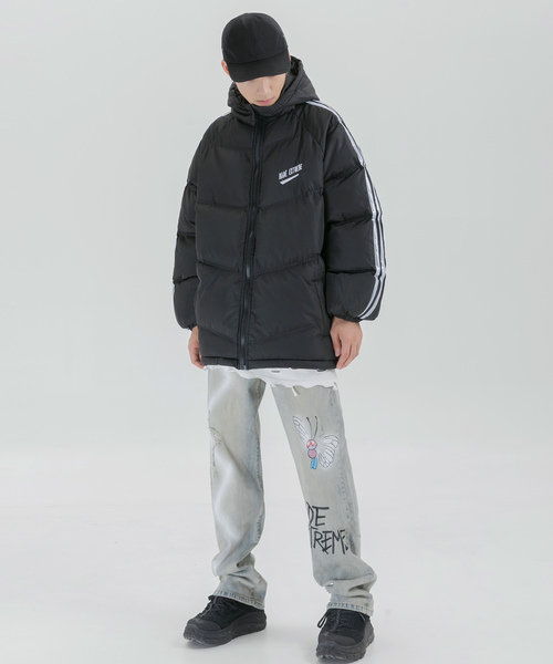 Ressaca（レサーカ）の「ハイボリューム ラインダウンジャケット（ダウンジャケット/コート・メンズ・ブラック/オレンジ/カモフラージュ・M/L/XL）」の9枚目の写真