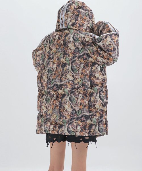 Ressaca（レサーカ）の「ハイボリューム ラインダウンジャケット（ダウンジャケット/コート・メンズ・ブラック/オレンジ/カモフラージュ・M/L/XL）」の13枚目の写真