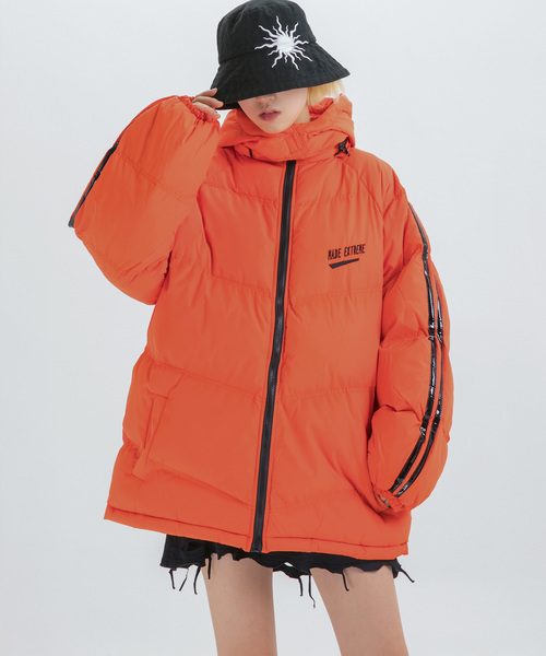 Ressaca（レサーカ）の「ハイボリューム ラインダウンジャケット（ダウンジャケット/コート・メンズ・ブラック/オレンジ/カモフラージュ・M/L/XL）」の19枚目の写真