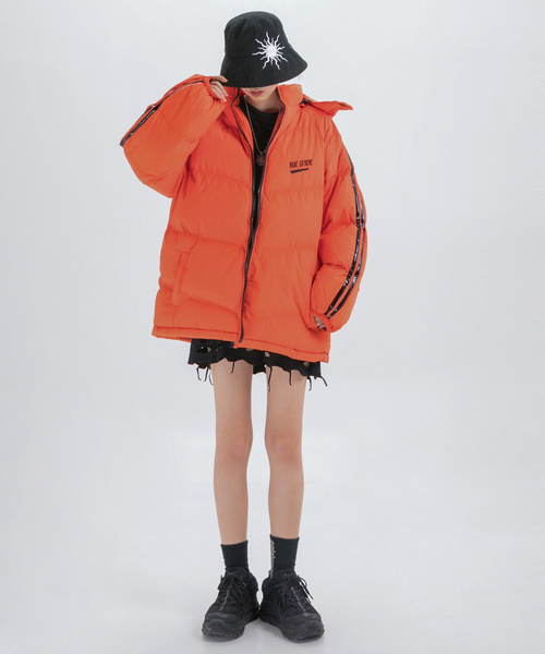 Ressaca（レサーカ）の「ハイボリューム ラインダウンジャケット（ダウンジャケット/コート・メンズ・ブラック/オレンジ/カモフラージュ・M/L/XL）」の22枚目の写真