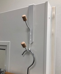 ウッド×アイアン2ドアフック