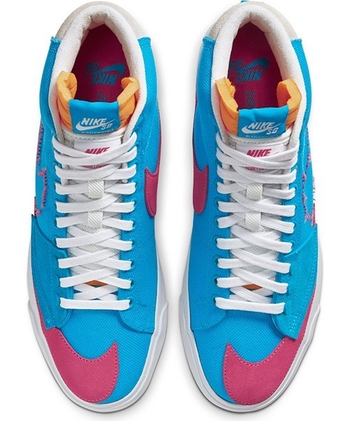 NIKE SB（ナイキエスビー）の「【NIKESB/ナイキエスビー】 スケートシューズ 限定 ZOOM BLAZER MID EDGE CI3833-400（スニーカー・メンズ・ブルー系その他・27.0cm/24.5cm/27.5cm/23.0cm/28.0cm/24.0cm/26.5cm/26.0cm/23.5cm）」の4枚目の写真