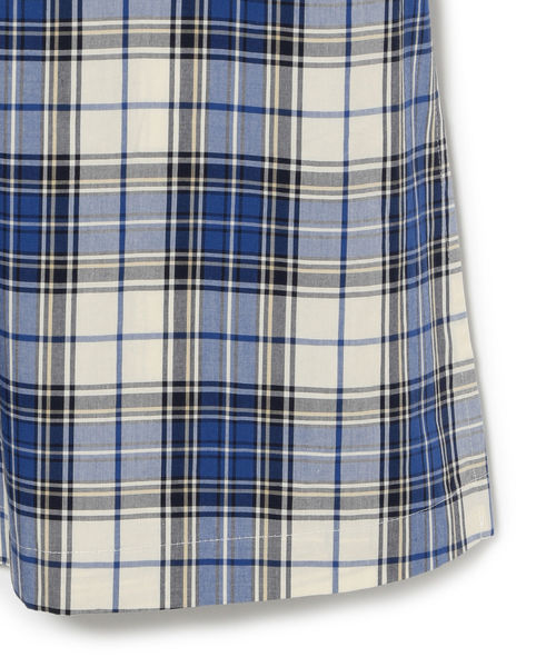 SHIPS(シップス)の「チェックノーカラーコート(ノーカラーコート・レディース・ブルー・ONE SIZE)」の7枚目の写真