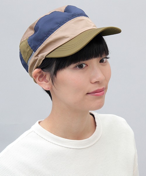 A.M.S.（エーエムエス）の「撥水加工ポリエステル ワークキャップ 深め 99.9%UVカットモデル（キャップ・メンズ・ブラック/ベージュ/ネイビー/グレー/カーキ/ブルー/ブラック系その他/グリーン系その他/ブラック系その他2/ベージュ系その他2/グリーン系その他2/ブルー系その他2・FREE）」の8枚目の写真