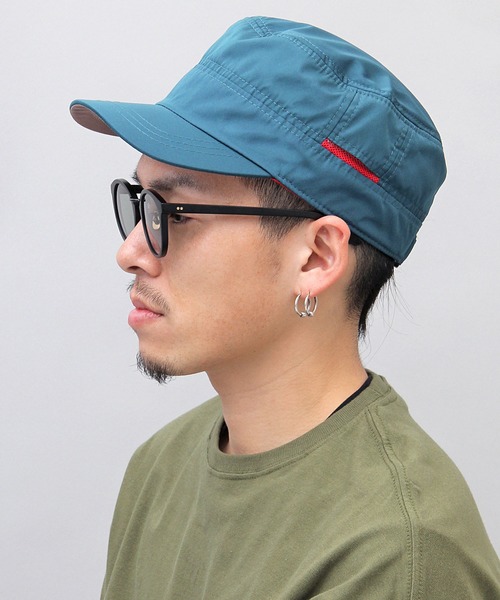 A.M.S.（エーエムエス）の「撥水加工ポリエステル ワークキャップ 深め 99.9%UVカットモデル（キャップ・メンズ・ブラック/ベージュ/ネイビー/グレー/カーキ/ブルー/ブラック系その他/グリーン系その他/ブラック系その他2/ベージュ系その他2/グリーン系その他2/ブルー系その他2・FREE）」の11枚目の写真