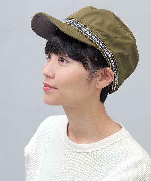 A.M.S.（エーエムエス）の「撥水加工ポリエステル ワークキャップ 深め 99.9%UVカットモデル（キャップ・メンズ・ブラック/ベージュ/ネイビー/グレー/カーキ/ブルー/ブラック系その他/グリーン系その他/ブラック系その他2/ベージュ系その他2/グリーン系その他2/ブルー系その他2・FREE）」の9枚目の写真