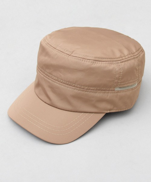 A.M.S.（エーエムエス）の「撥水加工ポリエステル ワークキャップ 深め 99.9%UVカットモデル（キャップ・メンズ・ブラック/ベージュ/ネイビー/グレー/カーキ/ブルー/ブラック系その他/グリーン系その他/ブラック系その他2/ベージュ系その他2/グリーン系その他2/ブルー系その他2・FREE）」の18枚目の写真