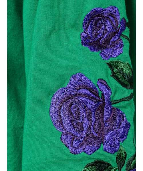 VANS（バンズ）の「VANSコラボローズスリーブロンT（Tシャツ/カットソー・レディース・オフホワイト/ブラック/グリーン・MEDIUM）」の11枚目の写真