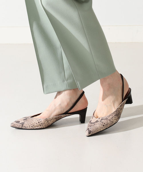 セール Demi Luxe Beams スネーク バックストラップ ミュール その他シューズ Demi Luxe Beams デミルクス ビームス のファッション通販 Zozotown