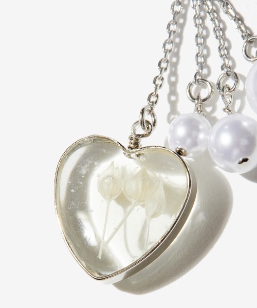 rehacer(レアセル)の「rehacer : Heart Pearl Earrings Made in Japan / ハート パール イヤリング メイドインジャパン(イヤリング・レディース・ゴールド/シルバー・FREE)」の4枚目の写真