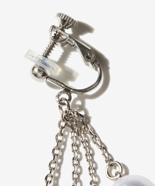 rehacer(レアセル)の「rehacer : Heart Pearl Earrings Made in Japan / ハート パール イヤリング メイドインジャパン(イヤリング・レディース・ゴールド/シルバー・FREE)」の5枚目の写真
