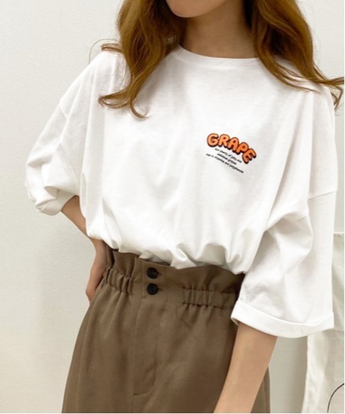 apres jour(アプレジュール)の「アソートロールアップT6【ZOZOTOWN限定アイテム】(Tシャツ/カットソー・レディース・オフホワイト/ライトホワイト/ミント/モカ/ブラック/ダークブルー/アイボリー/ホワイト/ホワイト系その他/その他・フリー)」の18枚目の写真