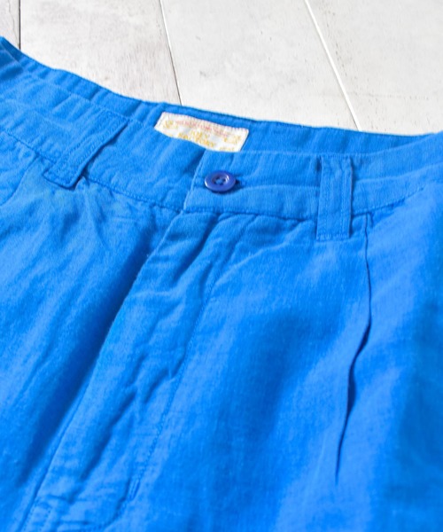 JOEY FACTORY(ジョーイファクトリー)の「/JOEY FACTORY/LINEN SHORTS(その他パンツ・メンズ・グリーン/ブルー/ホワイト/レッド・LARGE/MEDIUM/X-LARGE)」の13枚目の写真