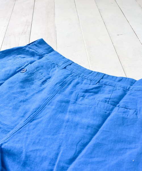 JOEY FACTORY(ジョーイファクトリー)の「/JOEY FACTORY/LINEN SHORTS(その他パンツ・メンズ・グリーン/ブルー/ホワイト/レッド・LARGE/MEDIUM/X-LARGE)」の9枚目の写真