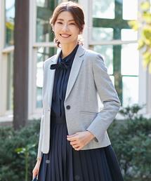 J.PRESS（ジェイプレス）の「【制菌加工・UVカット】アルファクロスジャージー テーラードジャケット（テーラードジャケット）」