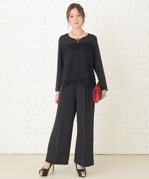 Lace Ladies(レースレディース)の「長袖レースパンツドレスパーティードレス(その他パンツ・レディース・グレー/ネイビー/ブラック・S/XL/L/M/XXL)」の5枚目の写真