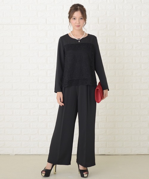 Lace Ladies(レースレディース)の「長袖レースパンツドレスパーティードレス(その他パンツ・レディース・グレー/ネイビー/ブラック・S/XL/L/M/XXL)」の11枚目の写真