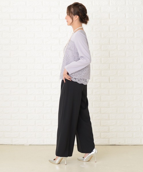 Lace Ladies(レースレディース)の「長袖レースパンツドレスパーティードレス(その他パンツ・レディース・グレー/ネイビー/ブラック・S/XL/L/M/XXL)」の13枚目の写真