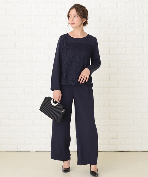Lace Ladies(レースレディース)の「長袖レースパンツドレスパーティードレス(その他パンツ・レディース・グレー/ネイビー/ブラック・S/XL/L/M/XXL)」の19枚目の写真