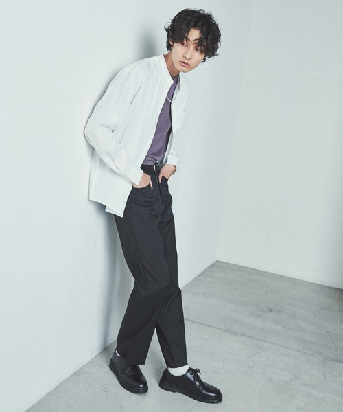 WEGO（ウィゴー）の「WEGO/バンドカラーシャツ（シャツ/ブラウス・メンズ・ホワイト/サックスブルー/ピンク・MEDIUM/LARGE）」の19枚目の写真